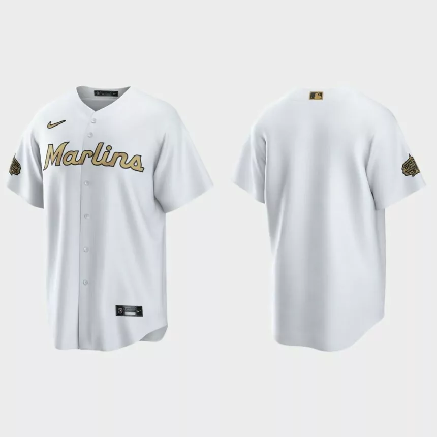 Miami Marlins 2022 MLB All-Star Game Replica Jersey – White
