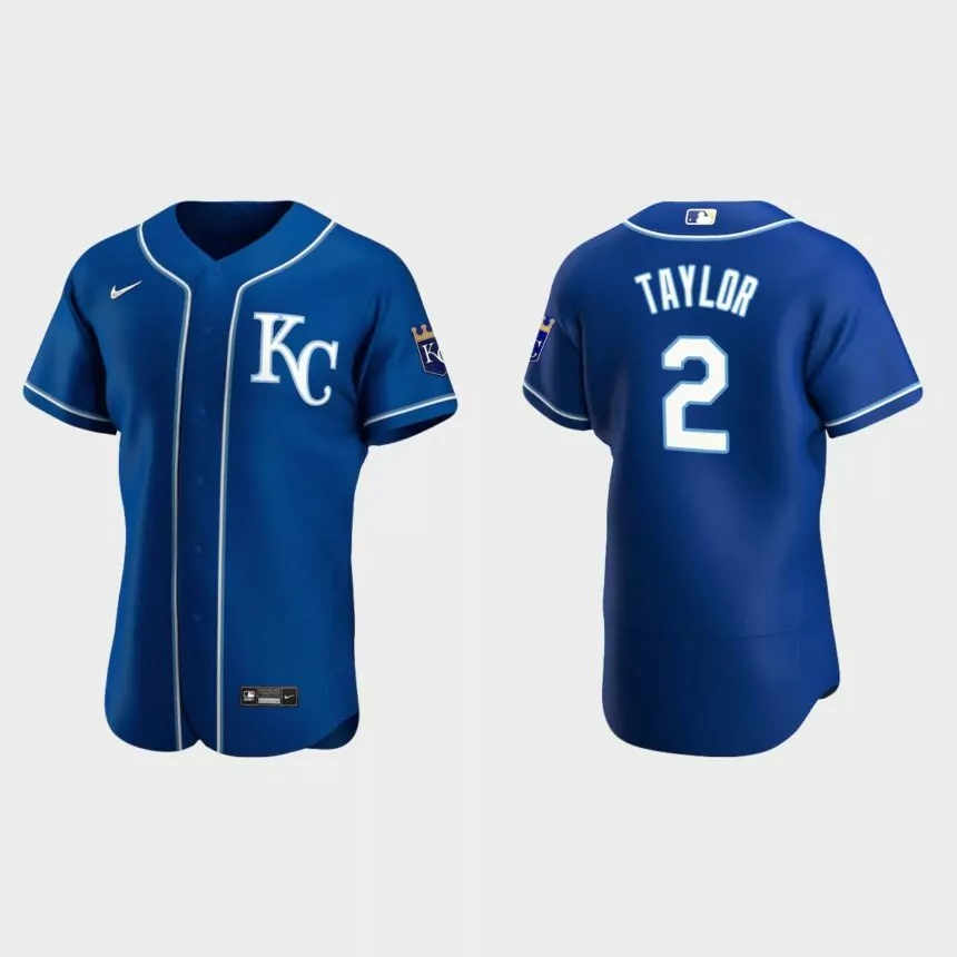 Michael A. Taylor #2 Kansas City Royals Authentic Alternate Jersey – Royal