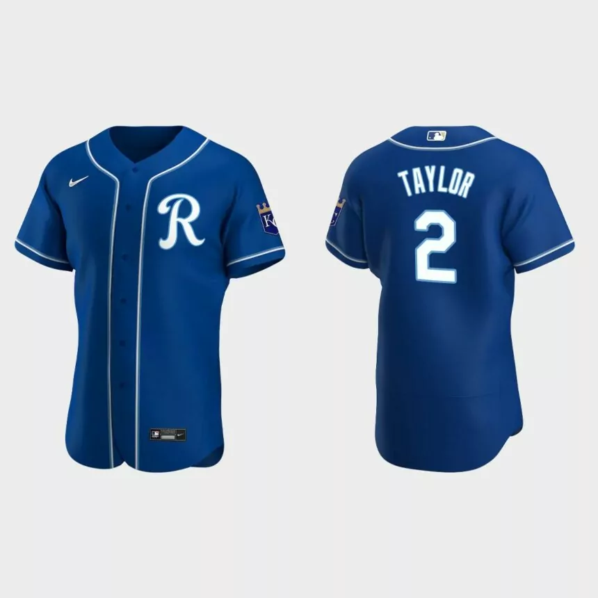 Michael A. Taylor #2 Kansas City Royals Authentic Jersey – Royal