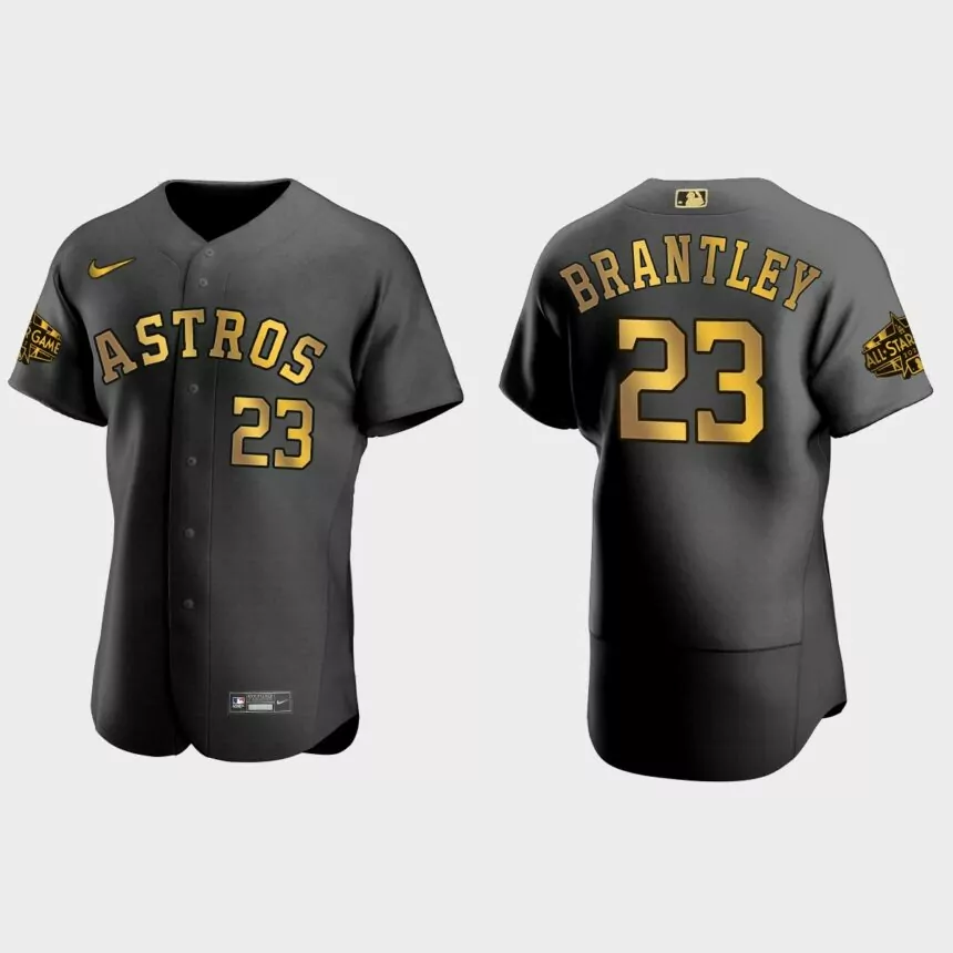 Michael Brantley Houston Astros 2022 MLB All-Star Game Authentic Jersey – Black