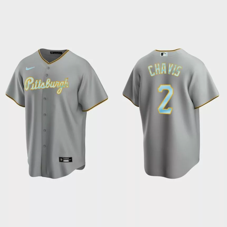 Michael Chavis Pittsburgh Pirates 2022 Father’s Day Replica Jersey – Gray