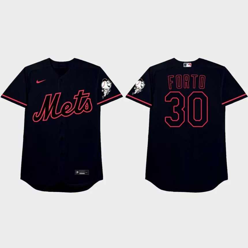 Michael Conforto Nickname Mets 2021 Players’ Weekend Forto Jersey – Black
