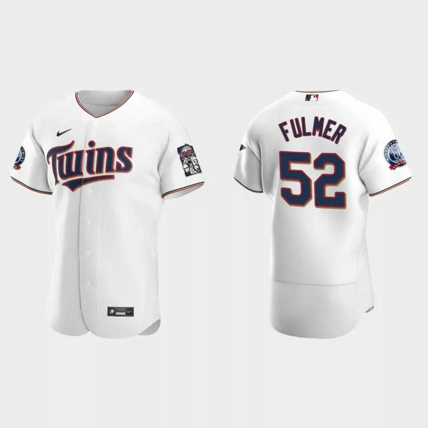 Michael Fulmer Minnesota Twins Authentic Home Jersey – White