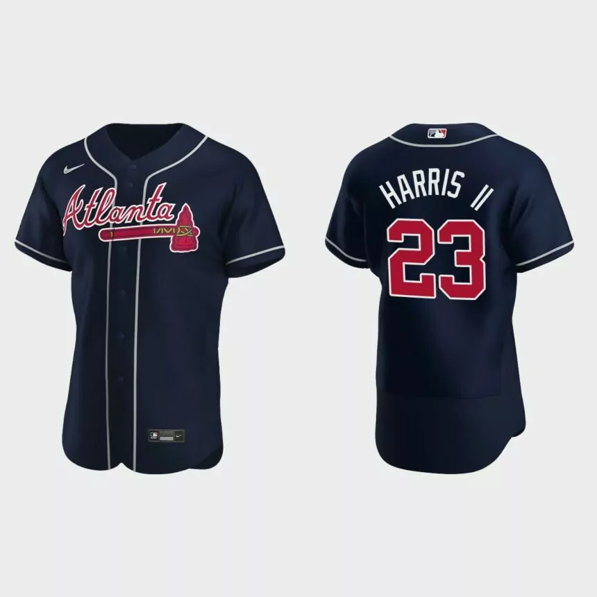 Michael Harris II Atlanta Braves Authentic Alternate Jersey – Navy