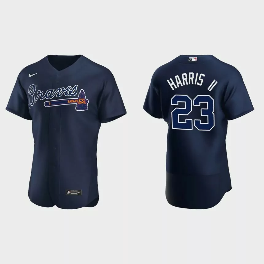 Michael Harris II Atlanta Braves Authentic Jersey – Navy