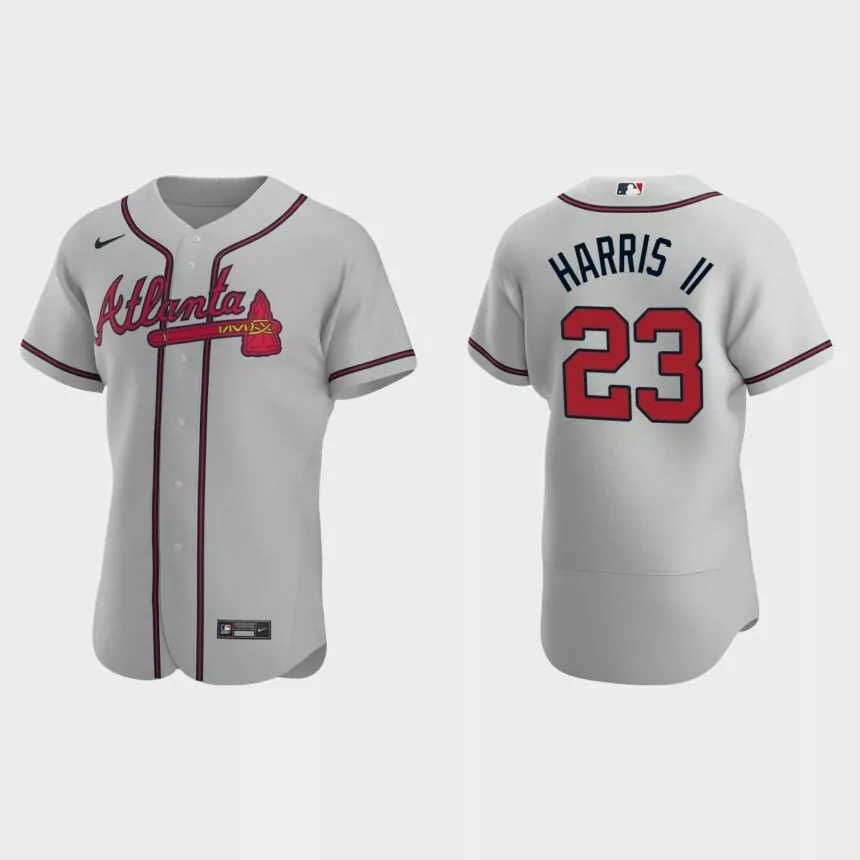 Michael Harris II Atlanta Braves Authentic Road Jersey – Gray