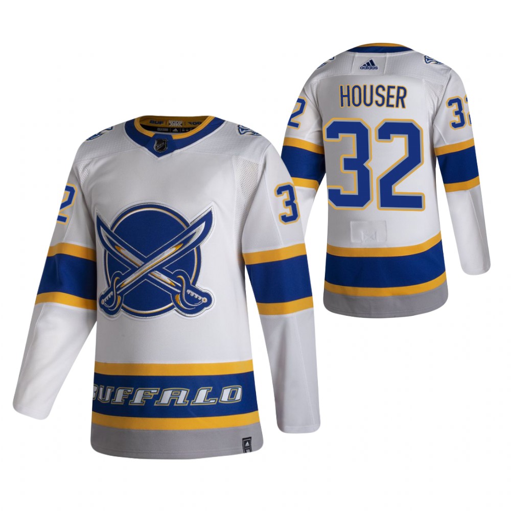 Michael Houser Buffalo Sabres Reverse Retro White Men's Jersey Authentic