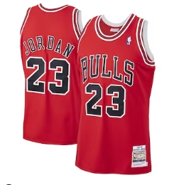 Michael Jordan Chicago Bulls Mitchell & Ness 1997-98 Hardwood Classics Authentic Jersey - Scarlet