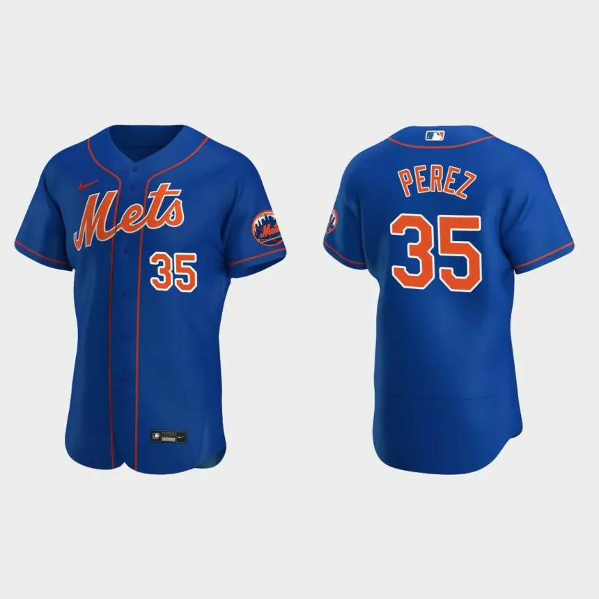 Michael Perez New York Mets Authentic Alternate Jersey – Royal