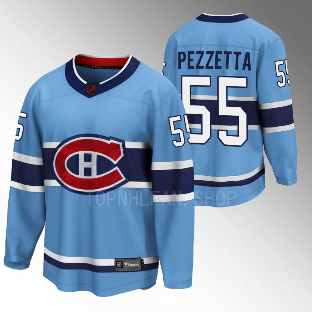 Michael Pezzetta Montreal Canadiens Jersey Special Edition 2.0 Blue 2022 Breakaway Player
