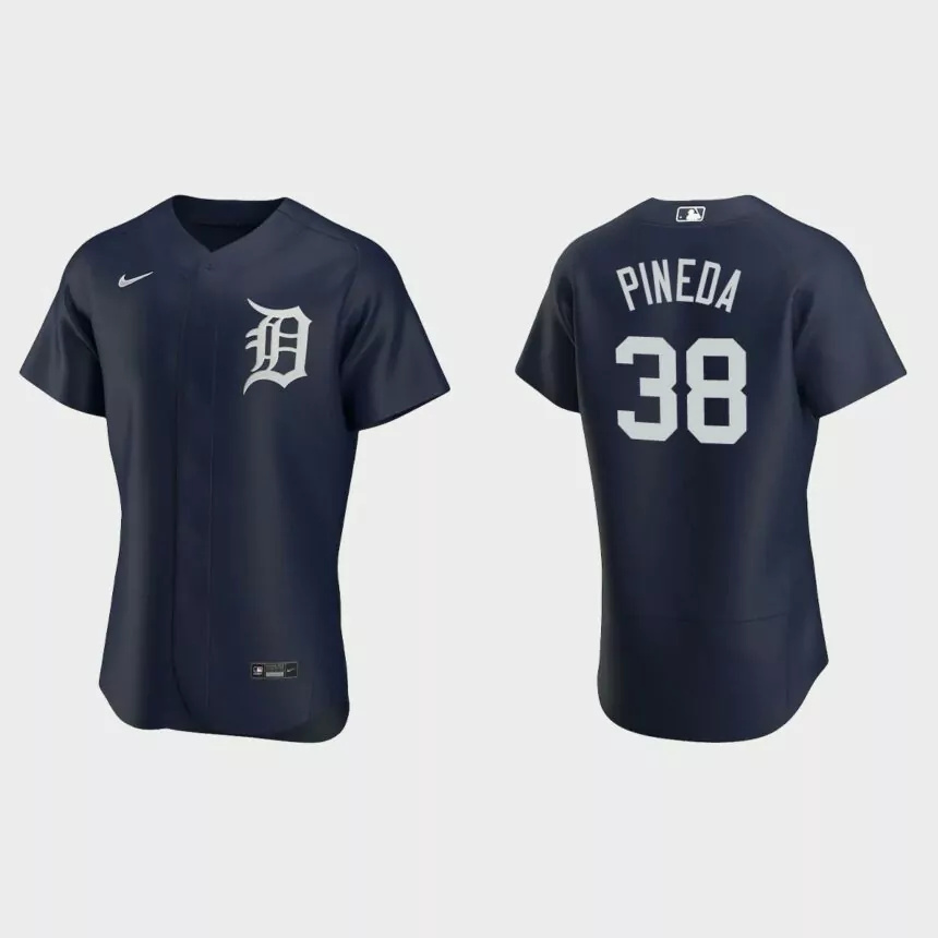 Michael Pineda Detroit Tigers Authentic Alternate Jersey – Navy的副本.jpg