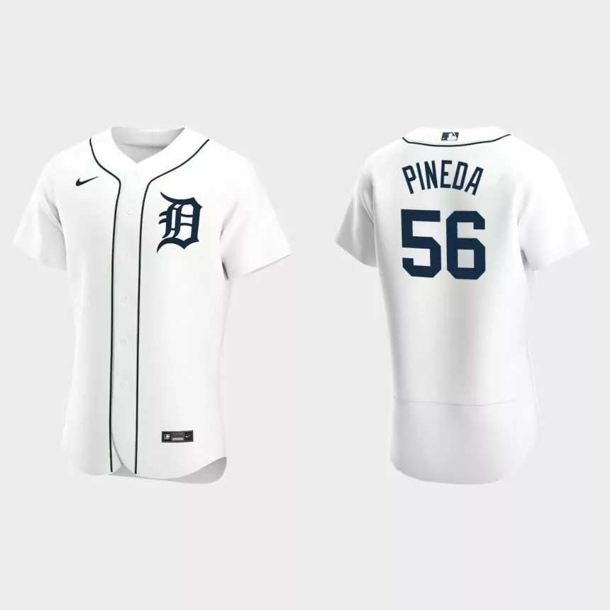 Michael Pineda Detroit Tigers Authentic Home Jersey – White.jpg