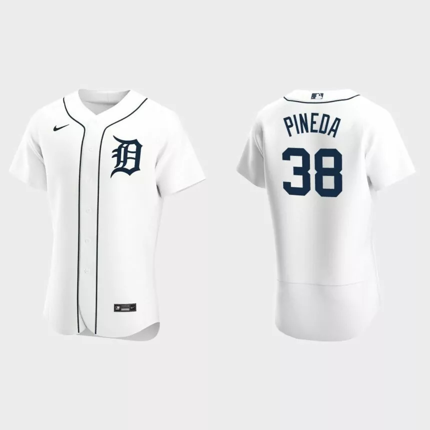 Michael Pineda Detroit Tigers Authentic Home Jersey – White的副本.jpg