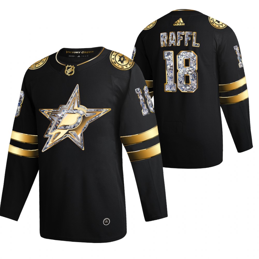 Michael Raffl Stars 2022 Stanley Cup Playoffs Black Diamond Edition Authentic Jersey