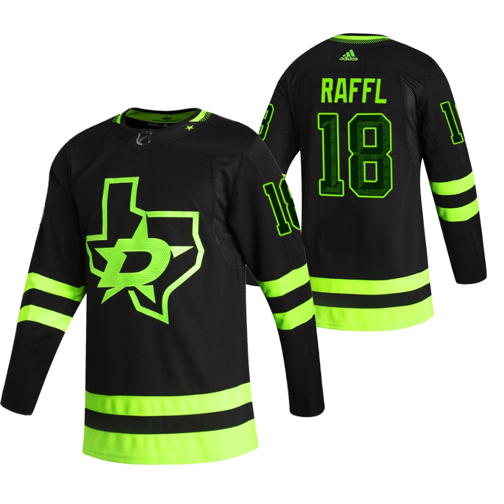 Michael Raffl Stars Authentic Black Alternate Jersey