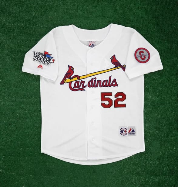 Michael Wacha 2013 St. Louis Cardinals World Series White Home Men's Jersey