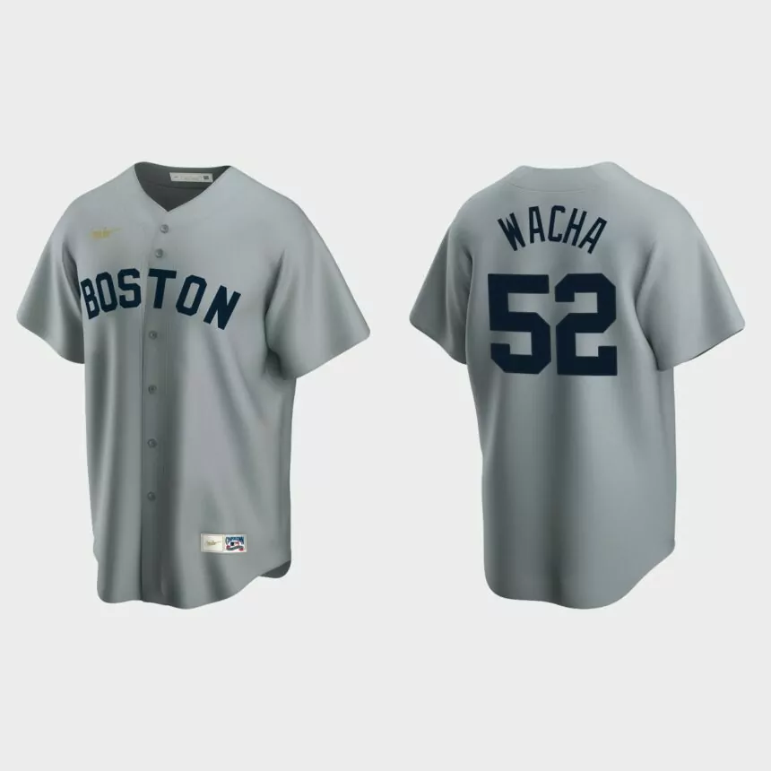 Michael Wacha Boston Red Sox Cooperstown Collection Road Jersey – Gray