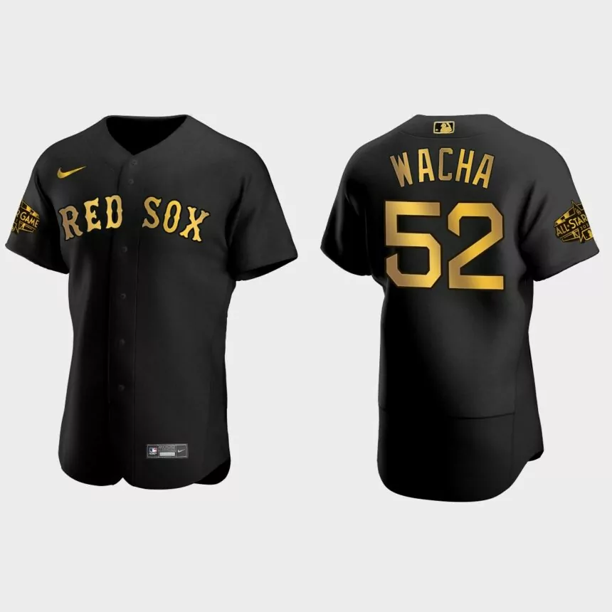 Michael Wacha Boston Red Sox MLB All-Star Main Logo Jersey – Black
