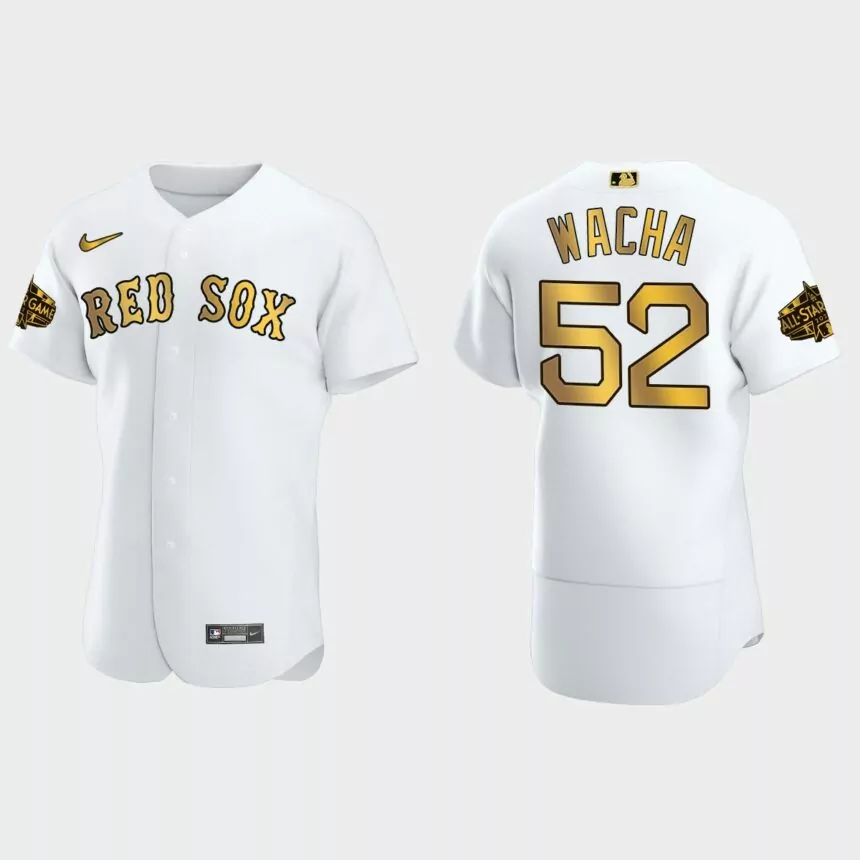 Michael Wacha Boston Red Sox MLB All-Star Main Logo Jersey – White