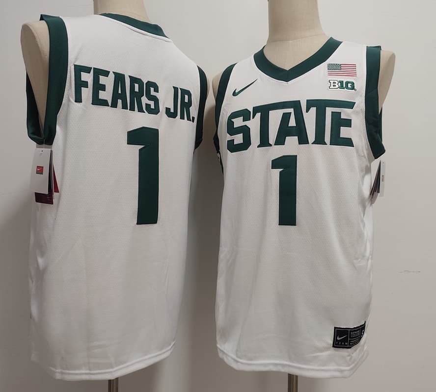 Michigan State Spartans #1 Jeremy Fears Jr.
