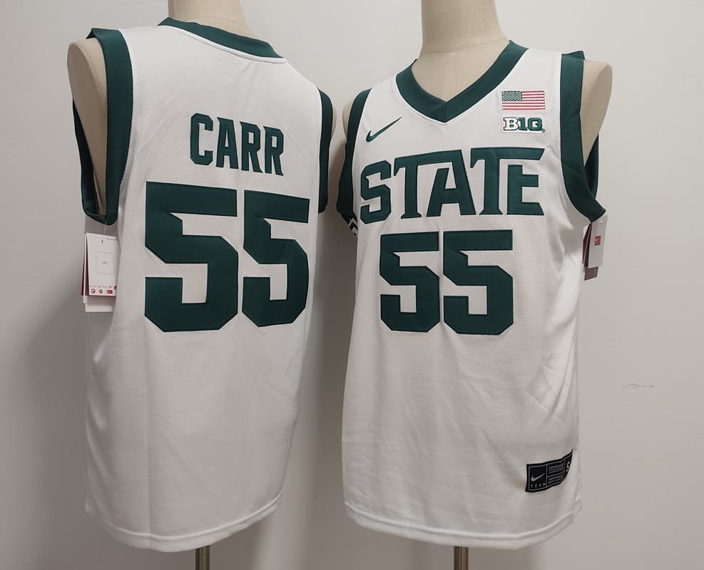 Michigan State Spartans #55 Coen Carr