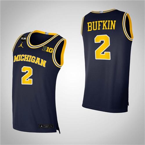Michigan Wolverines Hunter Dickinson Limited College Basketball Jersey Navy
