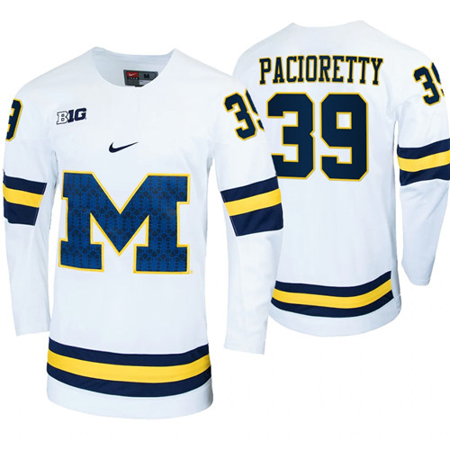 Michigan Wolverines Max Pacioretty Alumni College Hockey Jersey White