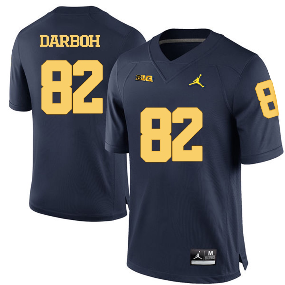 Michigan Wolverines Navy Blue Amara Darboh Football Jersey