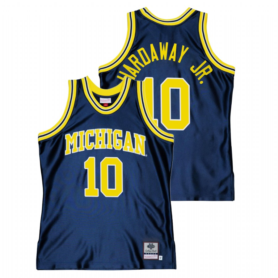 Michigan Wolverines Tim Hardaway Jr. Throwback Navy Alumni Basketball Jersey Men