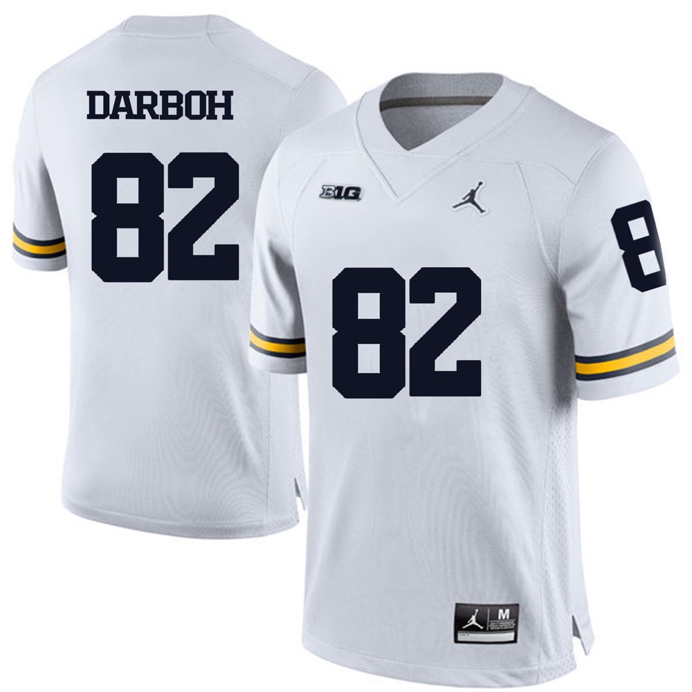 Michigan Wolverines White Amara Darboh Football Jersey