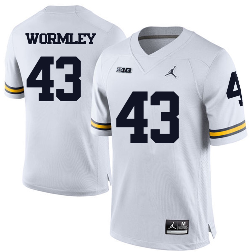 Michigan Wolverines White Chris Wormley Football Jersey