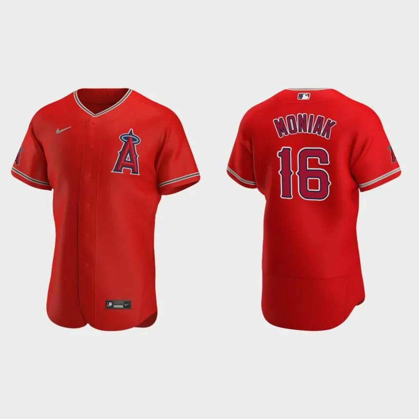 Mickey Moniak Los Angeles Angels Authentic Alternate Jersey – Red