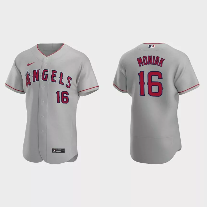 Mickey Moniak Los Angeles Angels Authentic Road Jersey – Gray