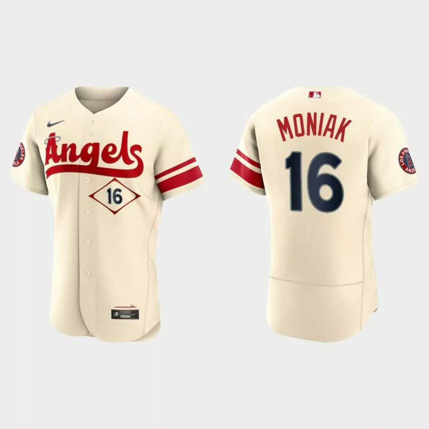 Mickey Moniak Los Angeles Angels City Connect Authentic Jersey – Cream