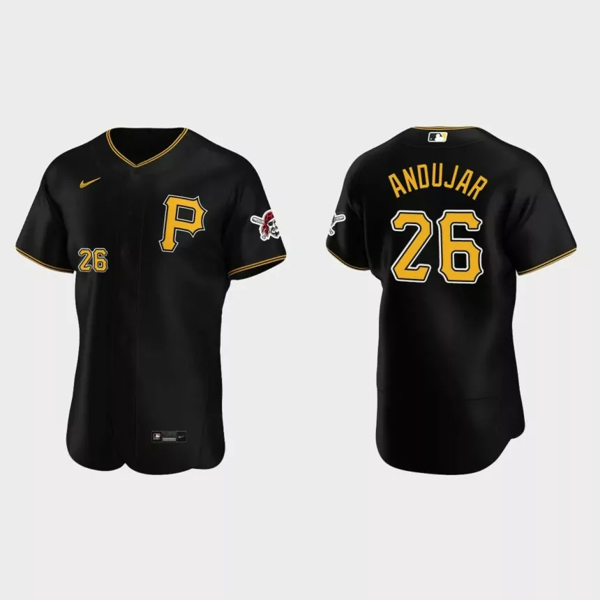 Miguel Andujar Pittsburgh Pirates Authentic Alternate Jersey – Black