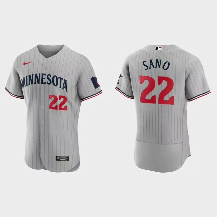 Miguel Sano Minnesota Twins 2023 Authentic Jersey – Gray