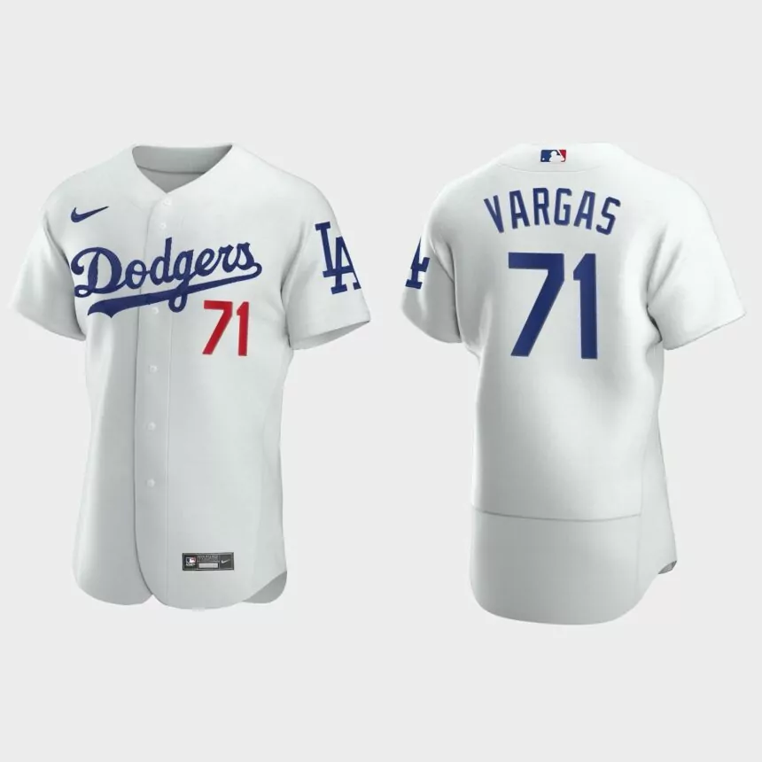 Miguel Vargas Los Angeles Dodgers Authentic Home Jersey – White