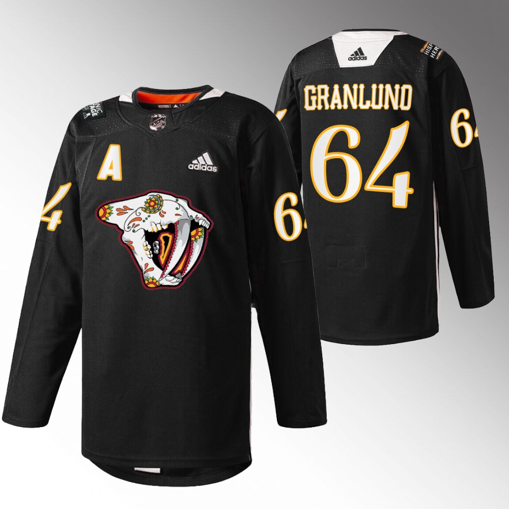 Mikael Granlund Predators Hispanic Heritage 2022 Jersey Black Warmup