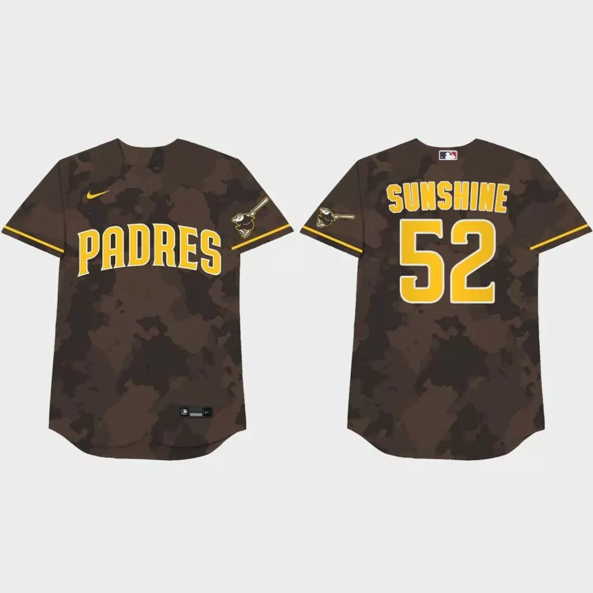 Mike Clevinger Nickname Padres 2021 Players’ Weekend Sunshine Jersey – Camo