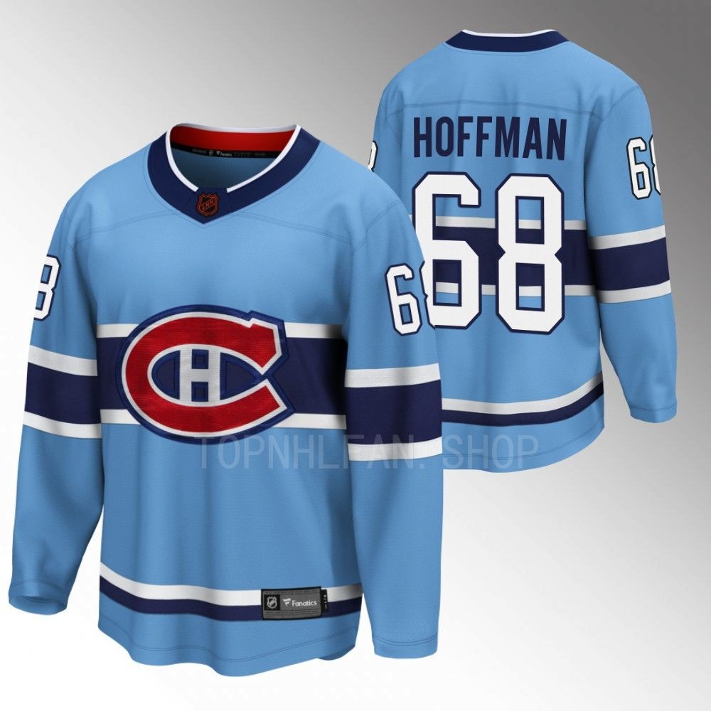 Mike Hoffman Montreal Canadiens Jersey Special Edition 2.0 Blue 2022 Breakaway Player