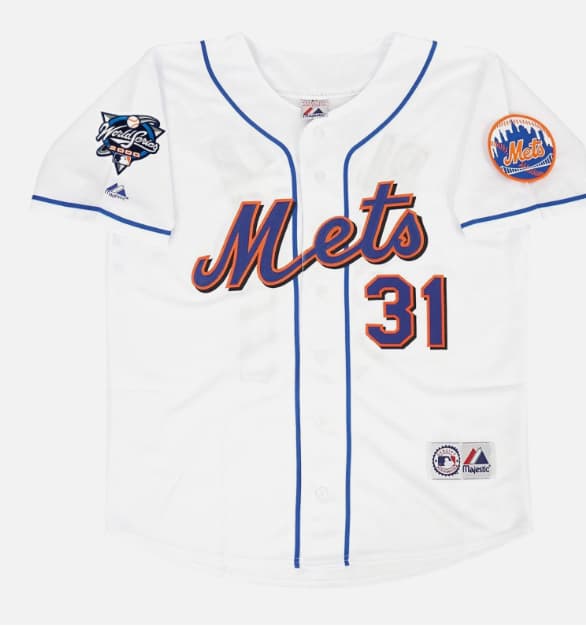 Mike Piazza New York Mets 2000 World Series    Men's Jersey