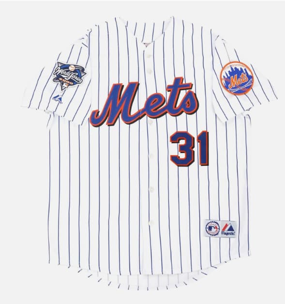 Mike Piazza New York Mets 2000 World Series  Men's Jersey