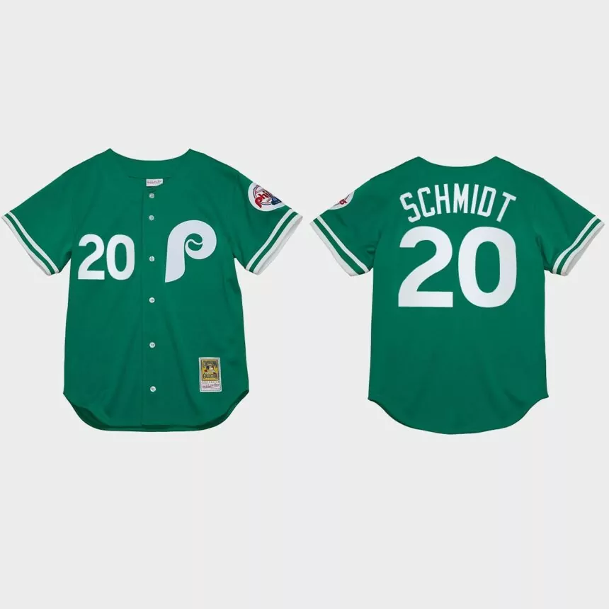 Mike Schmidt Philadelphia Phillies St. Patrick’s Day Jersey – Green