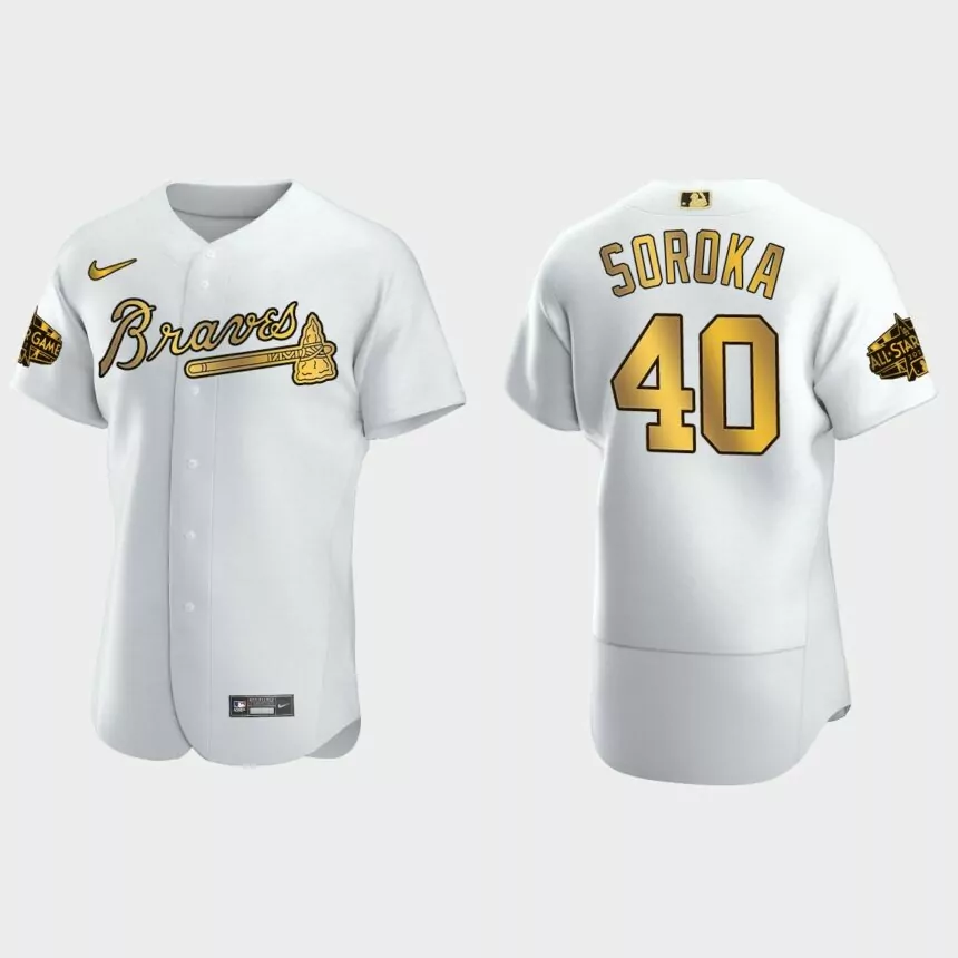 Mike Soroka Atlanta Braves 2022 MLB All-Star Game Jersey – White Gold