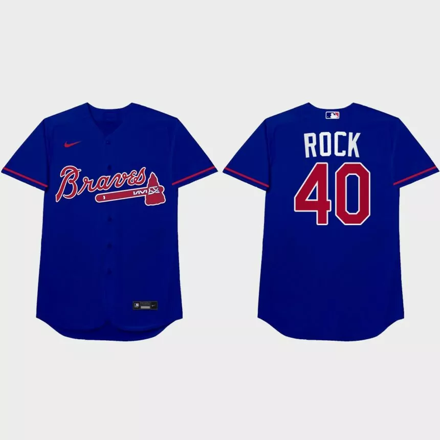 Mike Soroka Nickname Braves 2021 Players’ Weekend Rock Jersey – Royal
