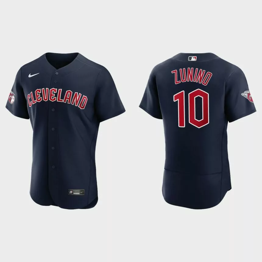 Mike Zunino Cleveland Guardians Authentic Jersey – Navy