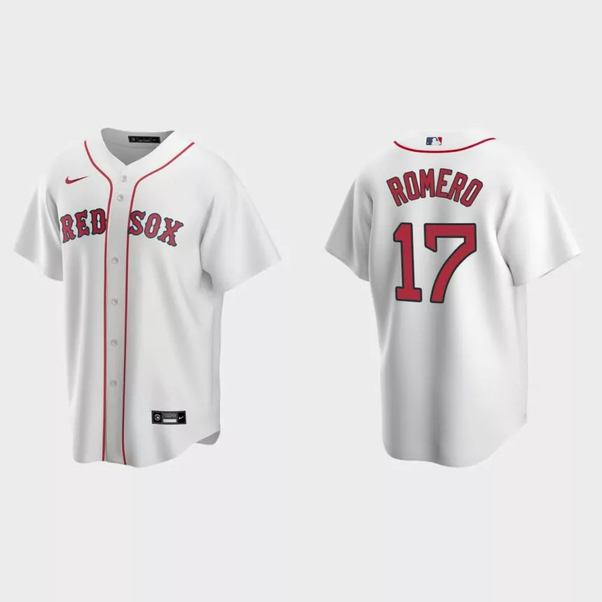 Mikey Romero Boston Red Sox 2022 MLB Draft Home Replica Jersey – White
