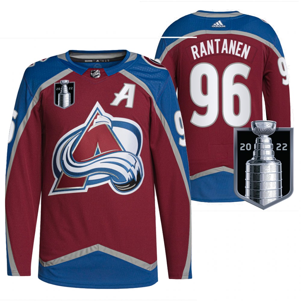 Mikko Rantanen Colorado Avalanche Burgundy 2022 Stanley Cup Playoffs Authentic Pro Jersey