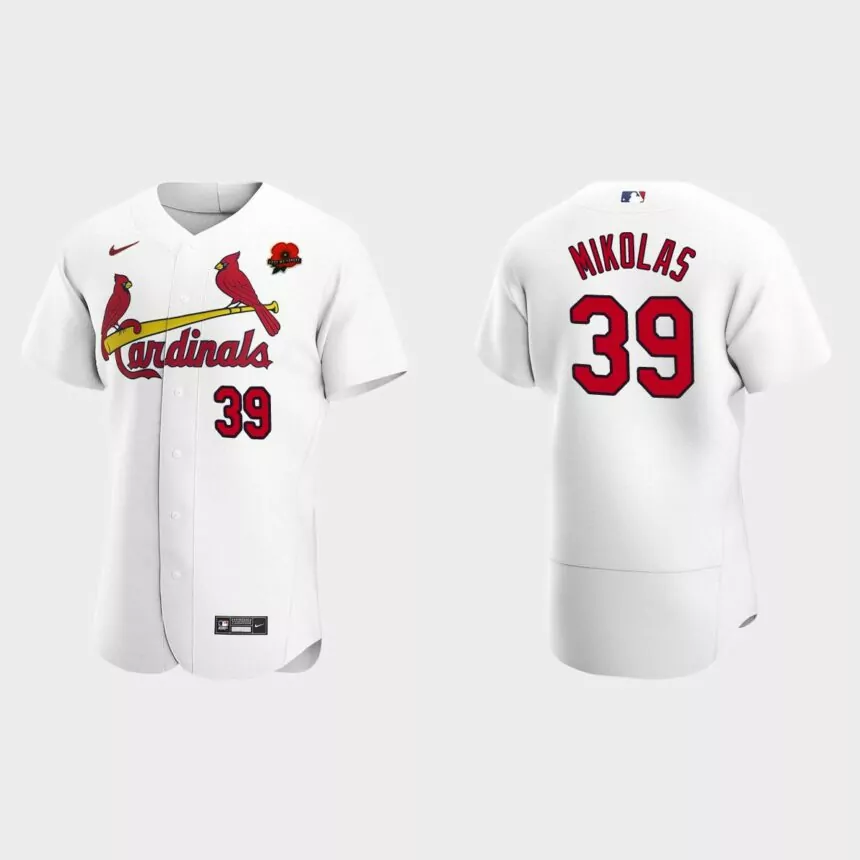 Miles Mikolas St. Louis Cardinals 2021 Memorial Day Authentic Jersey – White