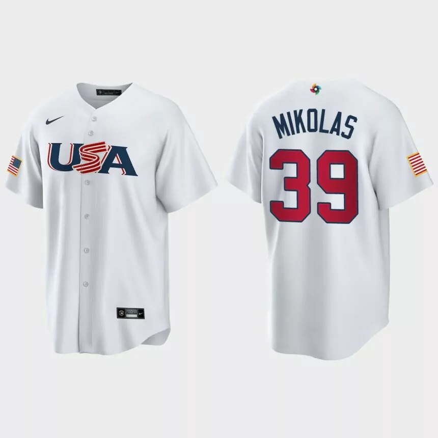 Miles Mikolas St. Louis Cardinals 2023 World Baseball Classic USA Replica Jersey – White